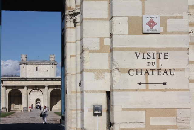 entrata sul retro del chateau de Vincennes
