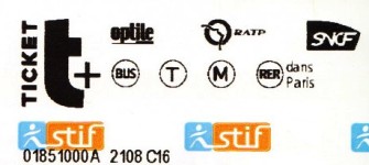 biglietto RATP da usare in Parigi