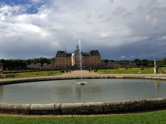 vista del castello di Vaux le Vicomte vista del castello di Vaux le Vicomte