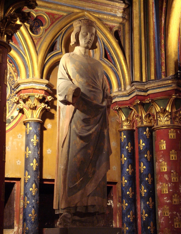 Sainte-Chapelle - la statua di Saint Louis