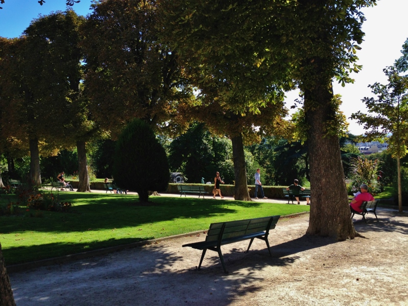 La piazzetta nel Père Lachaise