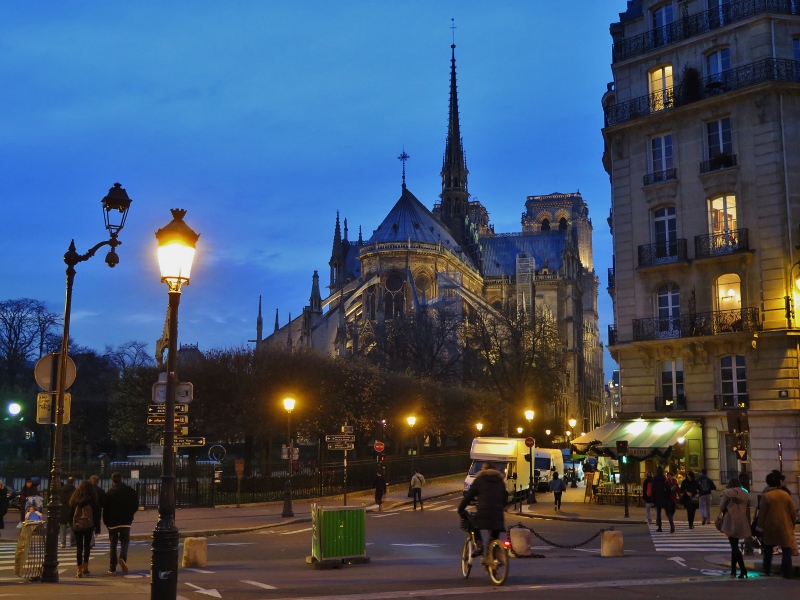 Itinerario nella Parigi multietnica - Notre Dame vista dal Pont Saint Louis