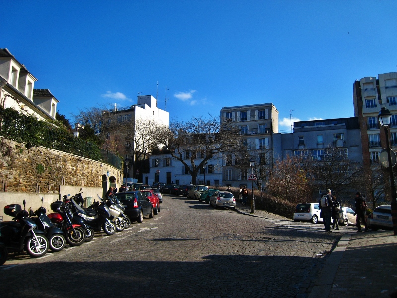 Salendo la rue Lepic